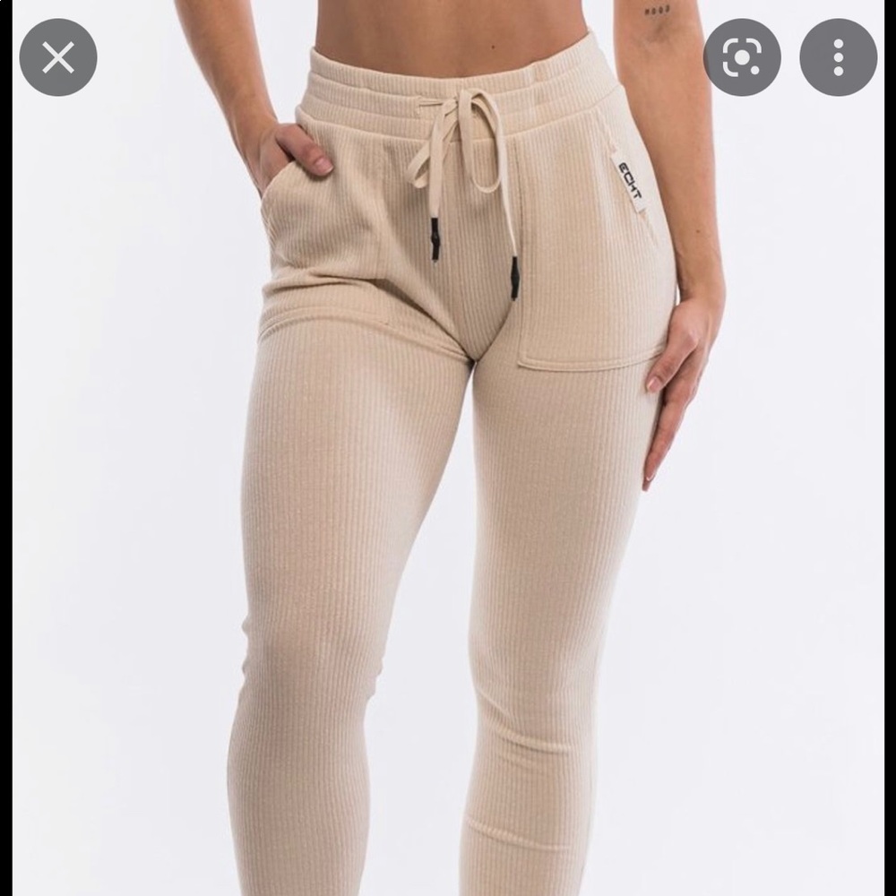Echt Comfort Joggers - Cream Grey size medium